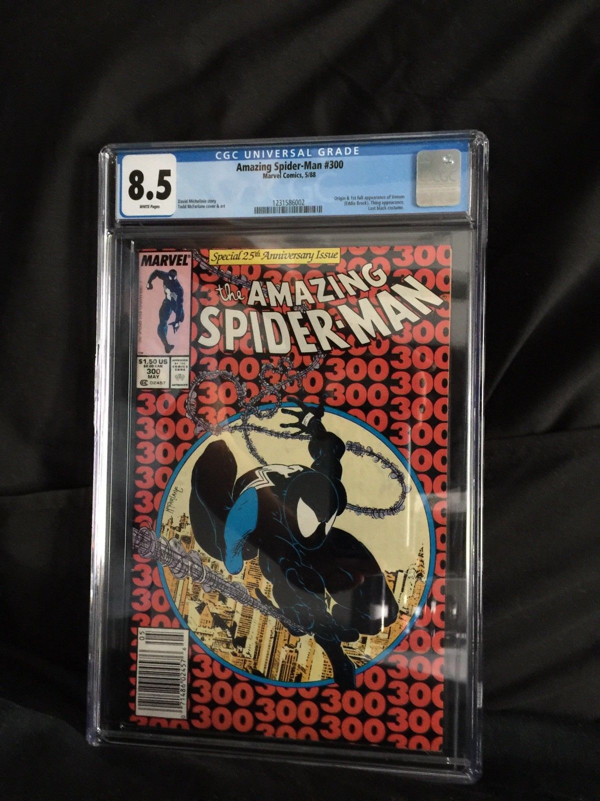 The Amazing Spider-Man #300 CGC 8.5 White NEWSSTAND 1st Venom Graded Last week.